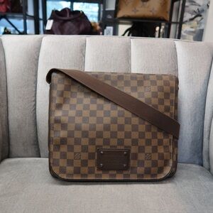Louis Vuitton Brown Checkered Messenger Bag